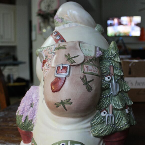 Pfaltzgraff Portfolio Naturewood "2000" Cookie Jar Vintage - Picture 4 of 16